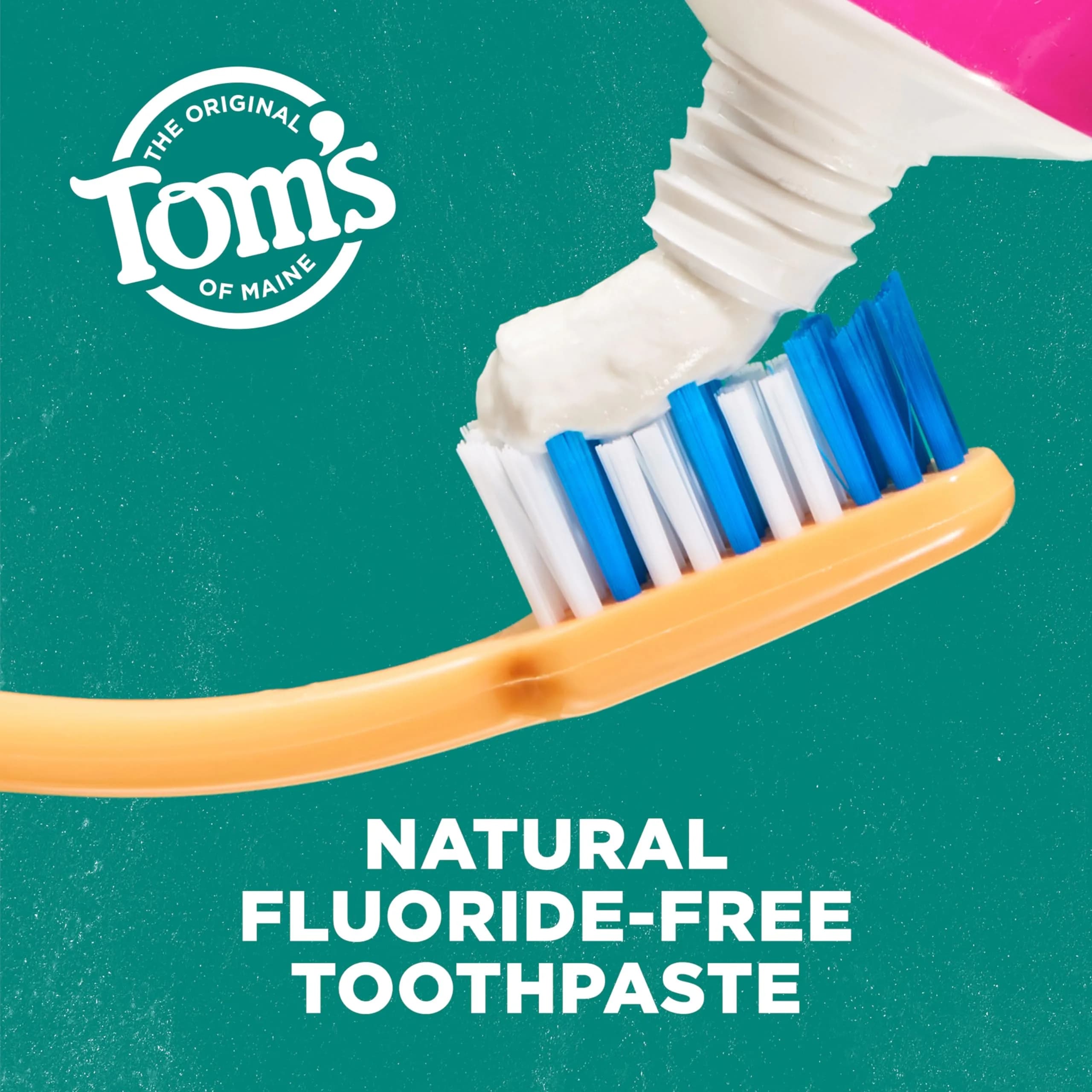 Tom's of Maine Antiplaque and Whitening Toothpaste Fennel 3 Pack 4.5 oz (127.5g) | Fluoride Free Natural Whitening - view 3