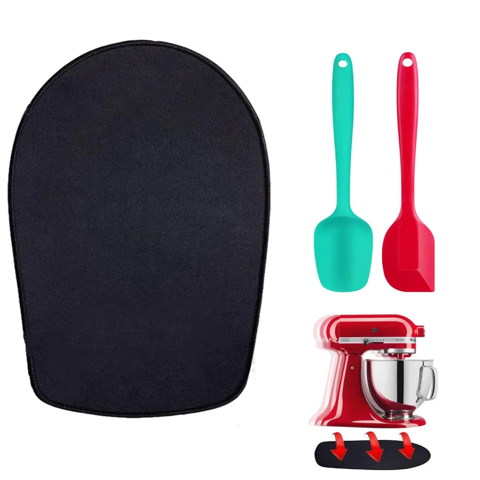 Oudizz Mixer Mover Sliding Mats for Kitchen aid Stand Mixer 37x25.5cm | Protect & Move Heavy Appliances