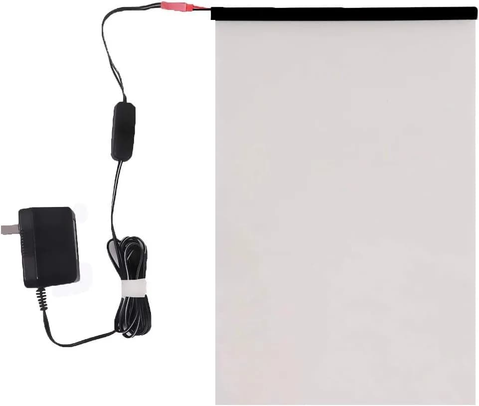 MEGICOLIM Switchable Smart Film PDLC Electronic Tint Glass Sticker 15.24cm x 20.83cm | Privacy Protection & Projection Screen — 6Inch x 11.8Inch