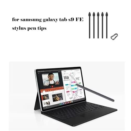 CaoXiong 5 Pcs Galaxy Tab S9 FE S Pen Tips | Titanium Alloy Durable Replacement for Samsung Galaxy Tab S9 FE Stylus thumbnail 2
