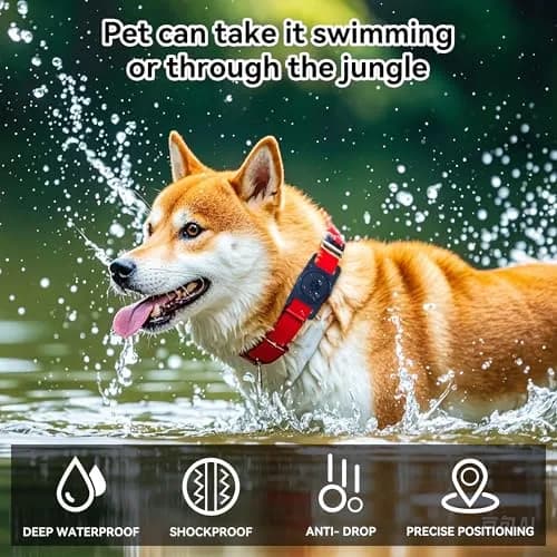GOCII Airtag Dog Collar Holder 2 Pack, Waterproof Silicone AirTag Case for Apple AirTag (Gen 1 & 2) - Navy thumbnail 6