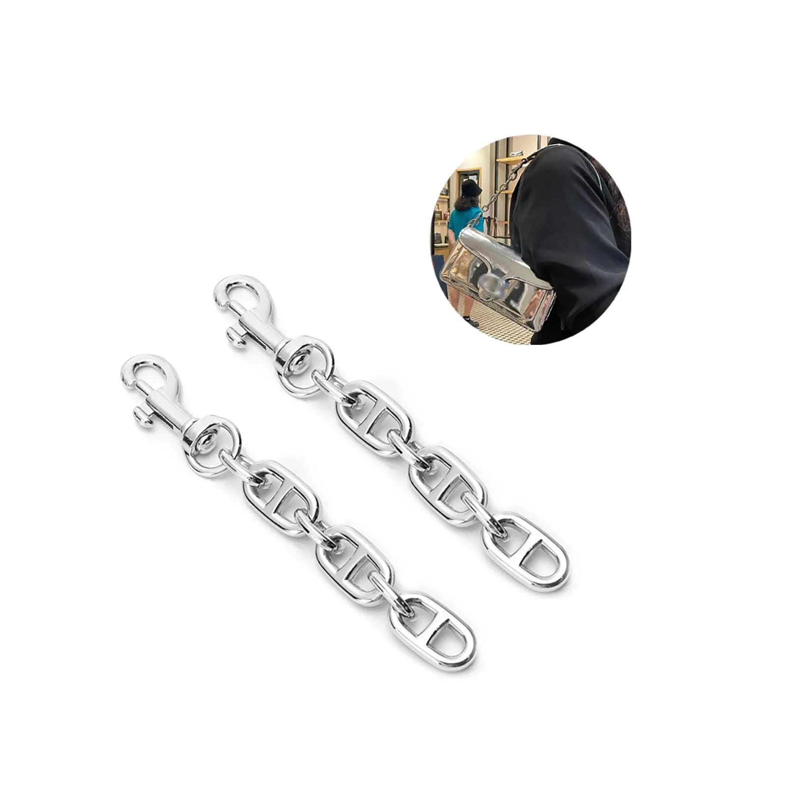 COICOIC 2Pcs Purse Strap Extender 12cm (4.7") | Adds Length for Shoulder Crossbody Bags - main product image