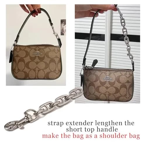 COICOIC 2Pcs Purse Strap Extender 12cm (4.7") | Adds Length for Shoulder Crossbody Bags thumbnail 5