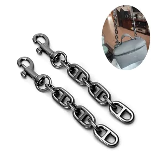 COICOIC Black 2Pcs Purse Strap Extender | 12cm (4.7") thumbnail 5