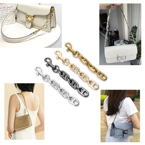 COICOIC Black 2Pcs Purse Strap Extender | 12cm (4.7") thumbnail 6