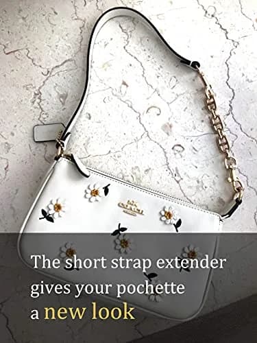 COICOIC Gold 2pcs Bag Chain Extender 12cm (4.7") | Adds Length for Shoulder & Crossbody Wear thumbnail 5