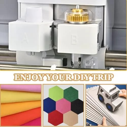UTNVBTR Scoring Wheel Combo Pack Tool for Cricut Maker 3/Maker 4, Single & Double Scoring Wheel Tips with Drive Housing | Precision Crafting Tool thumbnail 6