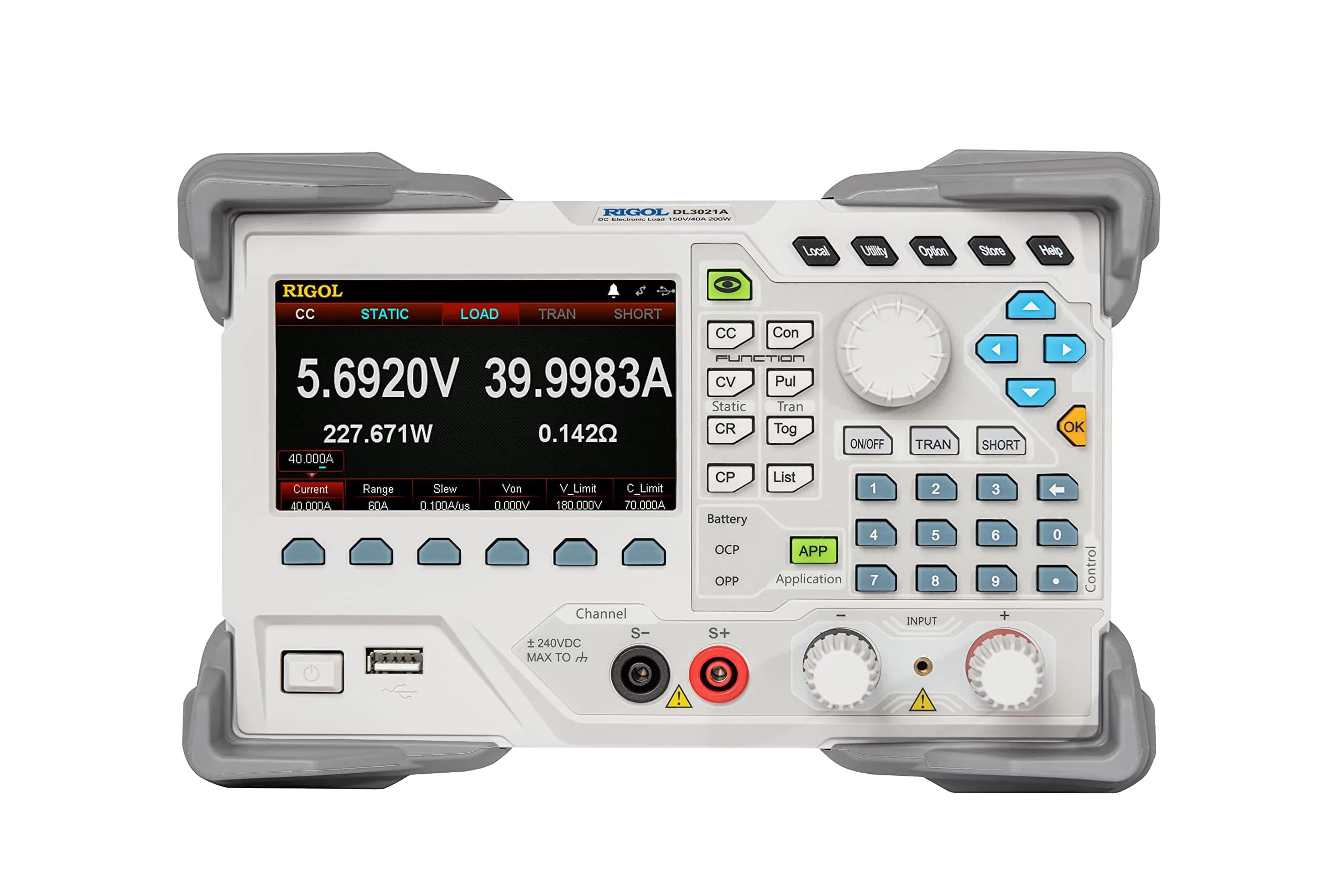 Rigol DL3021A Programmable DC Electronic Load 150V/40A | 200W Power, 30kHz Dynamic Mode, Readback 0.1mV/0.1mA