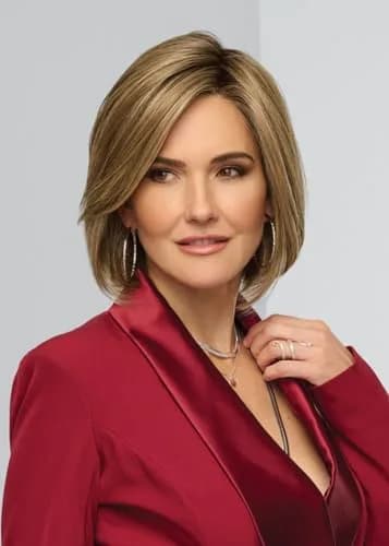 Hair u wear Raquel Welch Straight Up With A Twist Elite Chin Length Tailored Bob Wig Average Cap RL12/16 Honey Toast | Natural Movement & Style Flexibility thumbnail 7