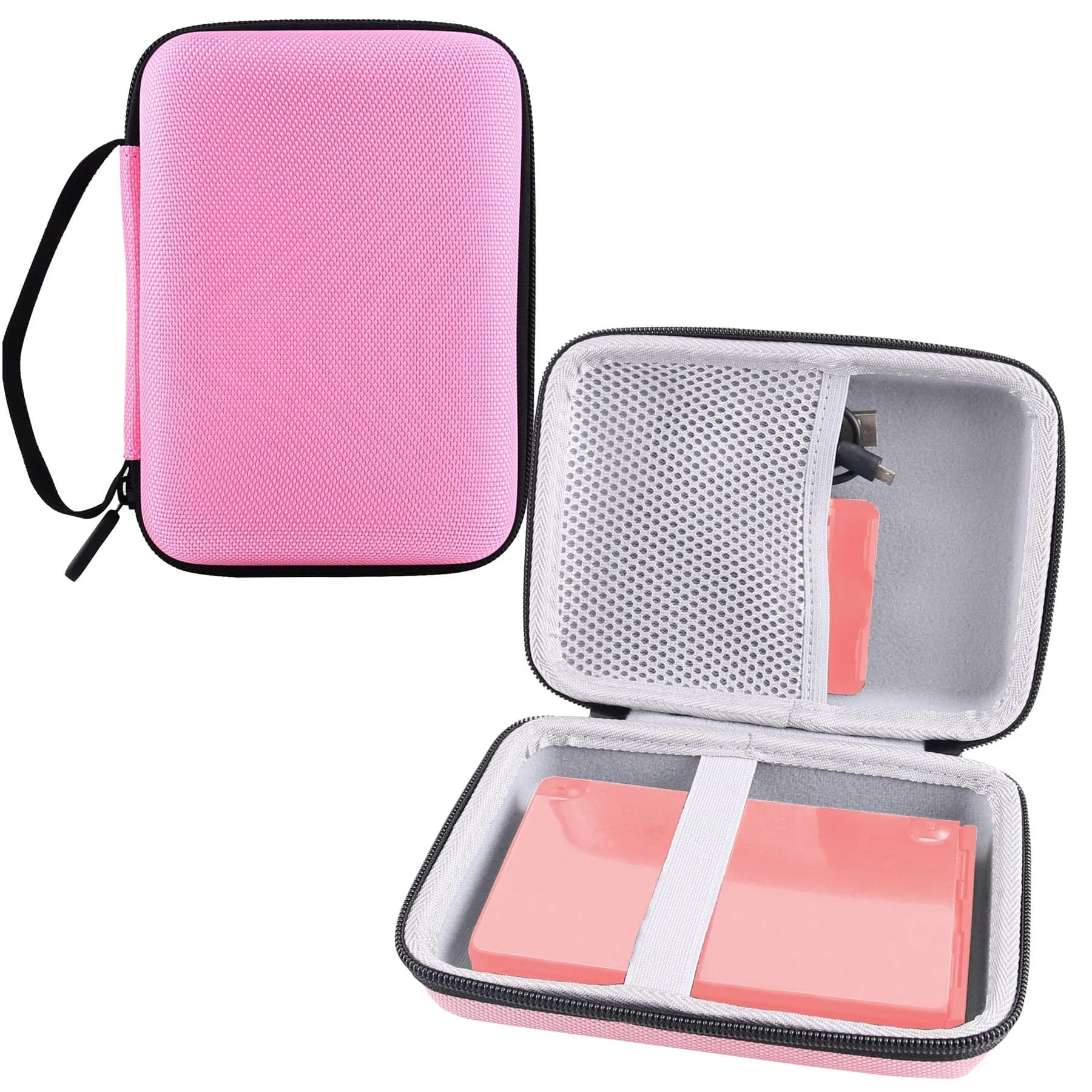 WERJIA Pink Hard EVA Carrying Case for Samsers/iClever BK08 | Impact & Dustproof (115 chars)