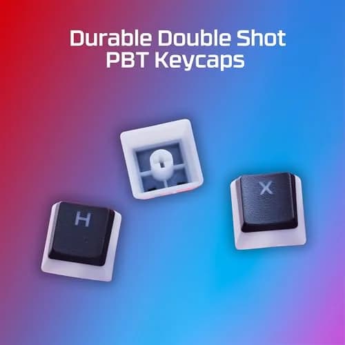 HyperX Pudding Keycaps 2 - Full Key Set - PBT - 112 Keys - Black | RGB Shine-Through, Durable, Customizable thumbnail 3