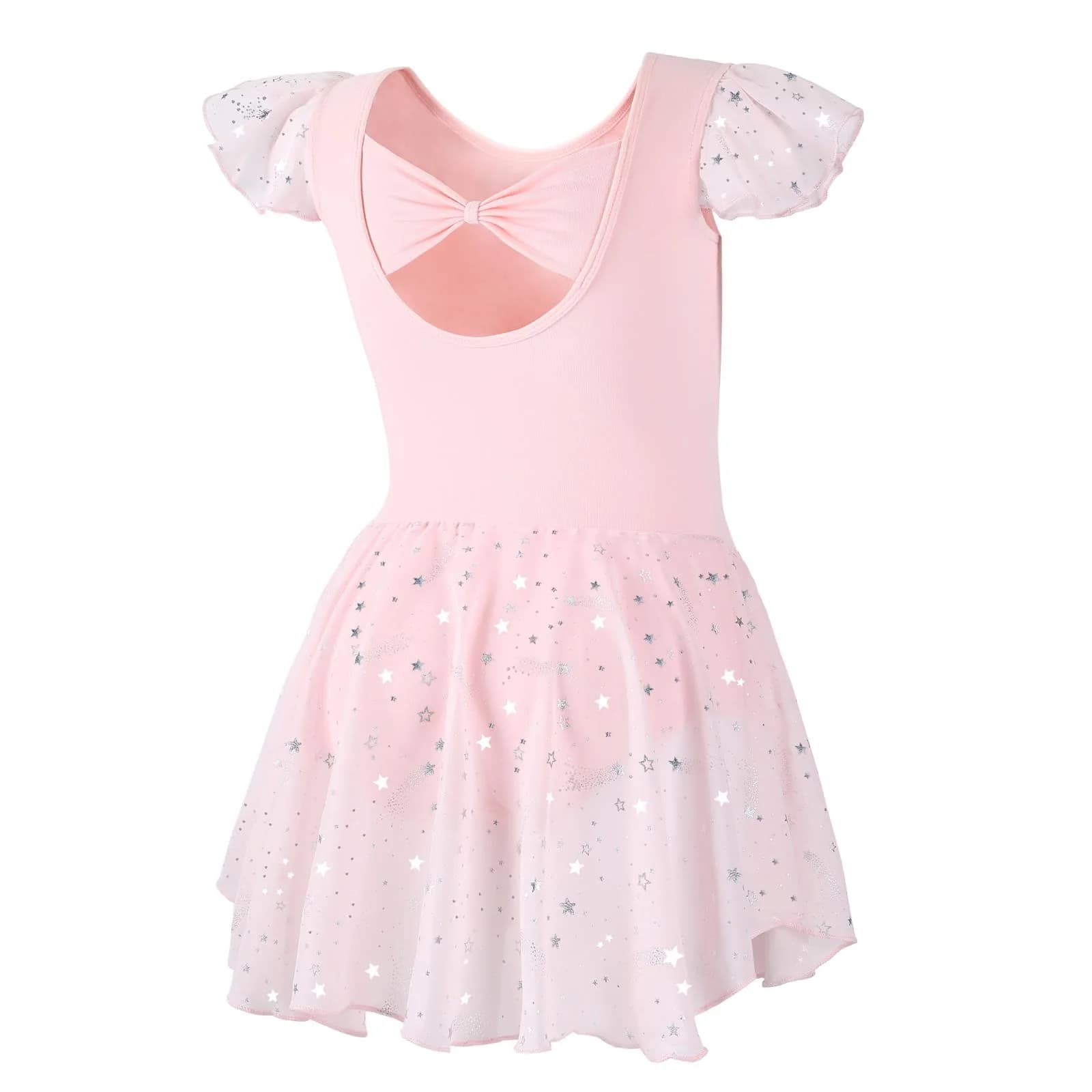 DIPUG Girls Dance Dress Ballet Leotards for Girls 2-12 Years | Breathable Cotton & Spandex, Elegant & Comfortable - main product image