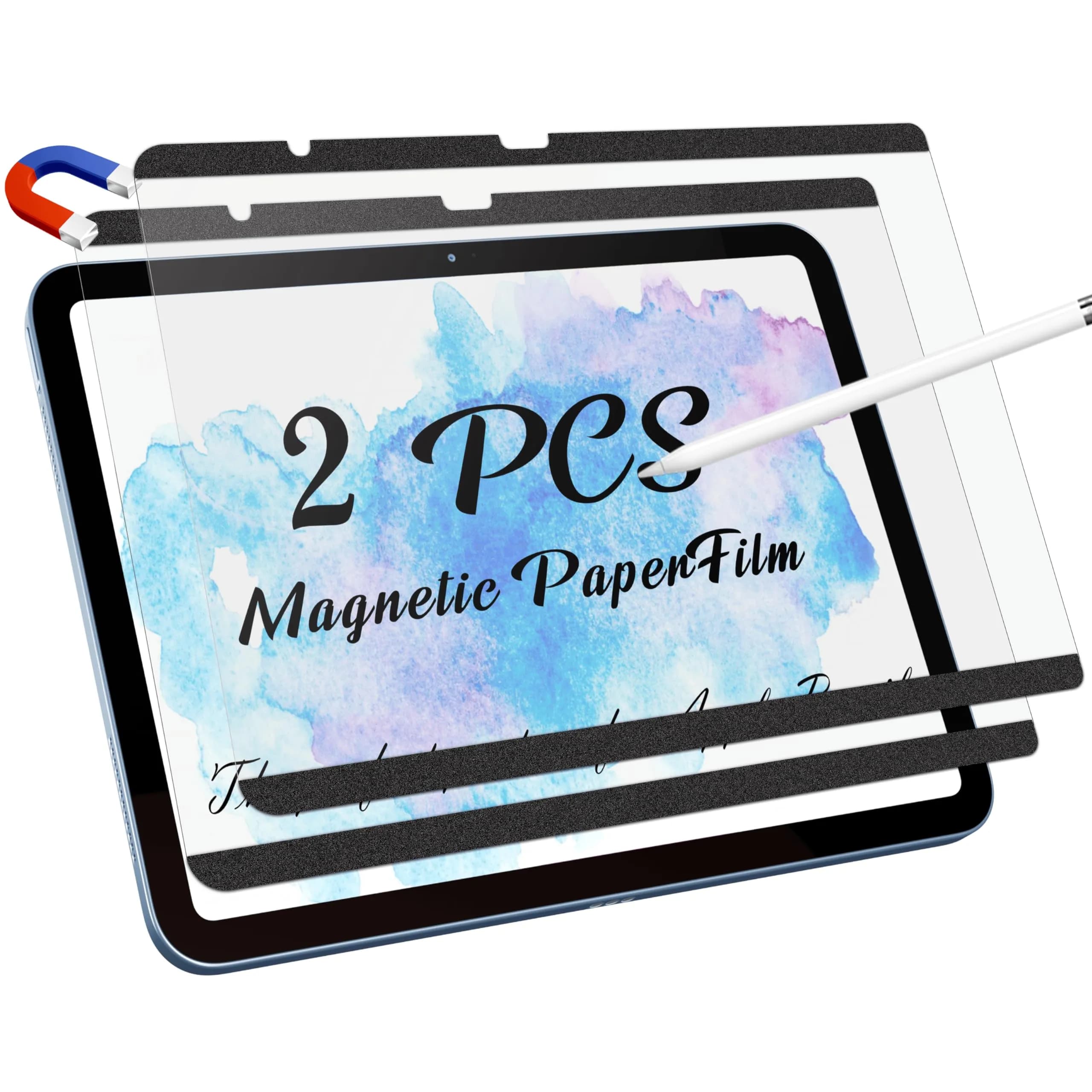 Peslv Magnetic Paper Screen Protector for iPad 10th & 11th | Anti-Glare, Reusable, Blue Light Filter (70-120 chars) — iPad 10th & 11th