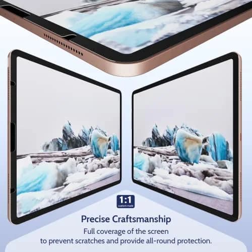 Peslv Magnetic Paper Screen Protector for iPad 10th & 11th | Anti-Glare, Reusable, Blue Light Filter (70-120 chars) thumbnail 7