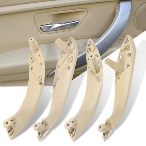 Jaronx Interior Door Pull Handle Replacement for BMW 3 Series 2012-2019 (4-Piece Set, Beige) thumbnail 1