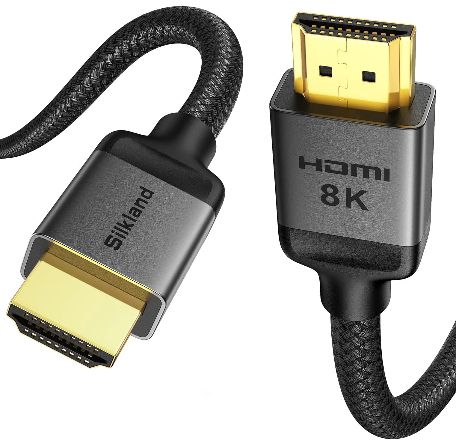 Silkland 16.5FT HDMI 2.1 Cable 48Gbps 10K 8K HDR | Ultra High Speed Braided