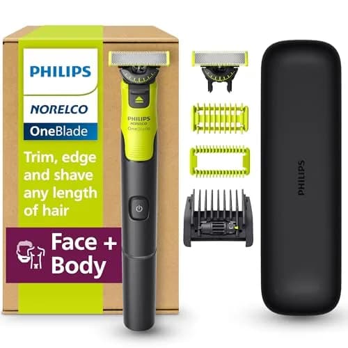 Norelco OneBlade 360 Face + Body Trimmer & Shaver with Connectivity | Wet & Dry, App Guidance, 5-Year Warranty thumbnail 1