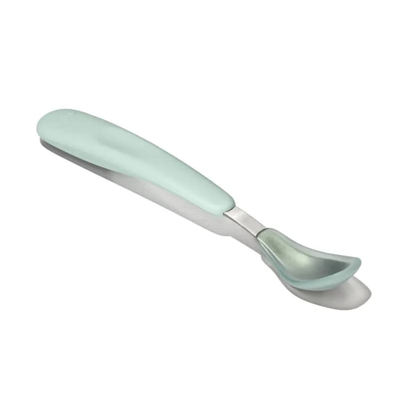 OXO Tot On-The-Go Feeding Spoon - Opal | Soft Silicone Baby Utensil with Travel Case thumbnail 5