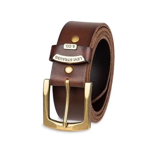 Levi's Casual Leather Belt, Classic Strap for Jeans & Everyday Wear | Heritage Style (70-120 chars) thumbnail 1