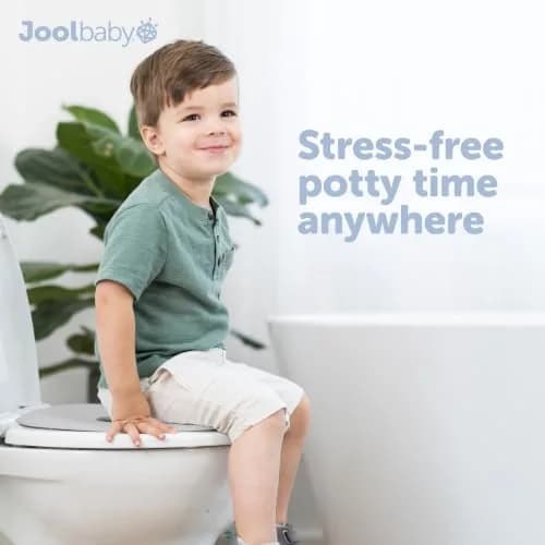 Jool Baby Folding Travel Potty Training Seat – Easy-Remove Pull Tab (Gray) | Portable, Compact & Lightweight thumbnail 5