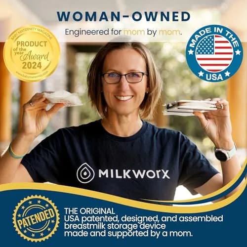 MilkWorx Freeze It Flat Breastmilk Freezer Organizer Black | Patented Flattener Doubles Freezer Storage thumbnail 4