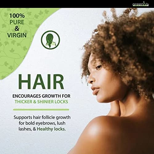 GreenIVe 100% Pure Cold Pressed Castor Oil 473ml (16 Fl Oz) | For Hair Growth & Skin Hydration thumbnail 9