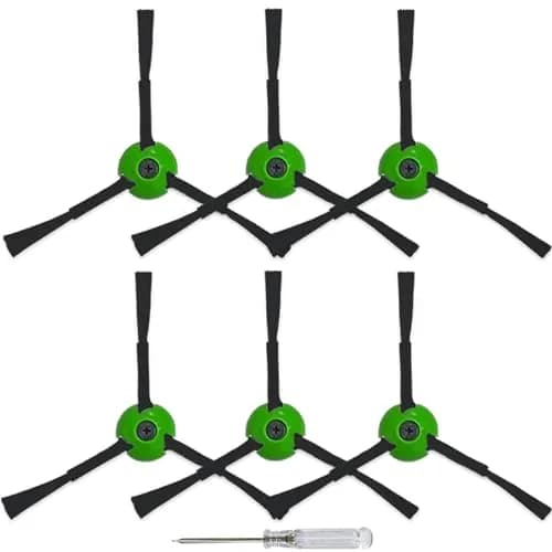 Soniicmomo 6 Pack Replacement Side Brushes for iRobot Roomba i, j, e Series | Green thumbnail 1