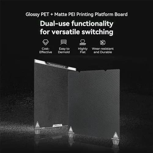 Creality K1 PEI Build Plate Kit 235x235mm (PET+PEI) | Dual-Sided Printing Surface thumbnail 2