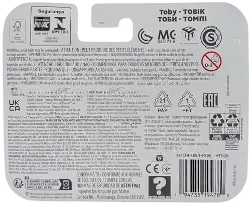 Thomas & Friends Toby Metal Diecast | All Engines Go, Fisher-Price Push-Along Toy Train for Kids 3+ | 1.89 inch thumbnail 8