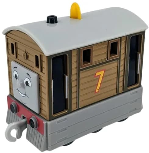 Thomas & Friends Toby Metal Diecast | All Engines Go, Fisher-Price Push-Along Toy Train for Kids 3+ | 1.89 inch thumbnail 2