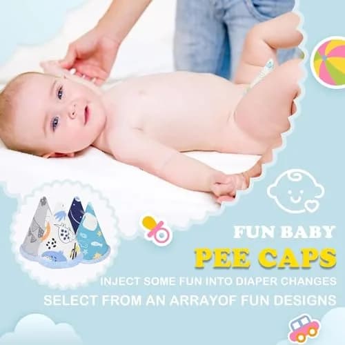 AMAZYC-US Pee Covers Baby Boy | Reusable Diaper Changing Accessory in 5 Styles thumbnail 3