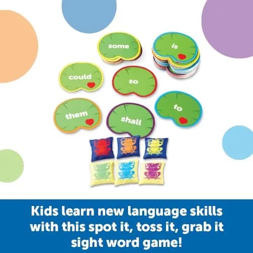 Learning Resources Sight Word Toss | Educational Toy for Kids 5+ | Builds Reading & Motor Skills thumbnail 2
