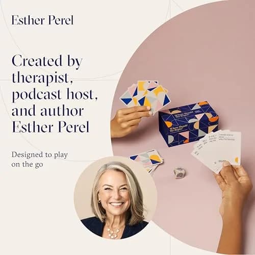 ESTHER PEREL Where Should We Begin? Card Game 2nd Edition | 200 Prompt Cards for Deeper Connections thumbnail 2