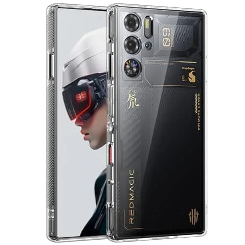 Cresee Crystal Clear Case for Red Magic 9 Pro/9S Pro 6.8" | Shockproof TPU Bumper, Hybrid PC Back thumbnail 1