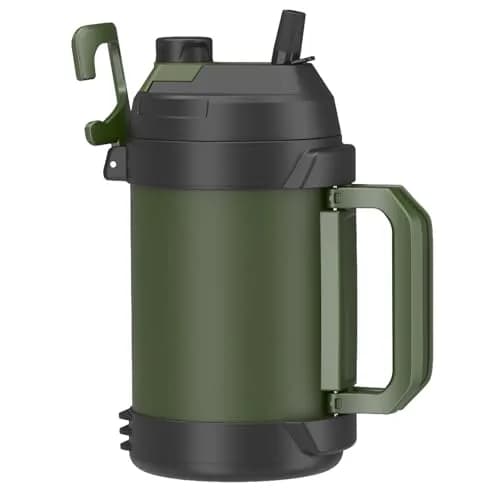 Zukro 1 Gallon Insulated Stainless Steel Water Jug 3.79L (128oz) | Keeps Cold 48 Hrs, Triple Wall Vacuum Insulation thumbnail 1