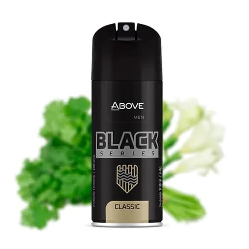 ABOVE Black Series Body Spray, Classic, 4 pcs | Woody Fragrance, Long-Lasting Dry Spray thumbnail 6