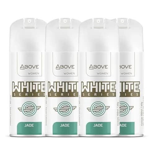 ABOVE White Series Body Spray, Jade, 4 pcs | Long-Lasting Freshness & Natural Care thumbnail 1
