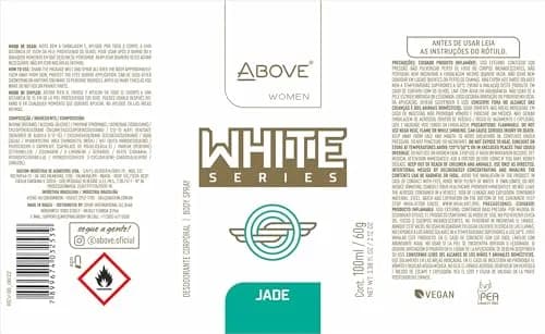 ABOVE White Series Body Spray, Jade, 4 pcs | Long-Lasting Freshness & Natural Care thumbnail 7