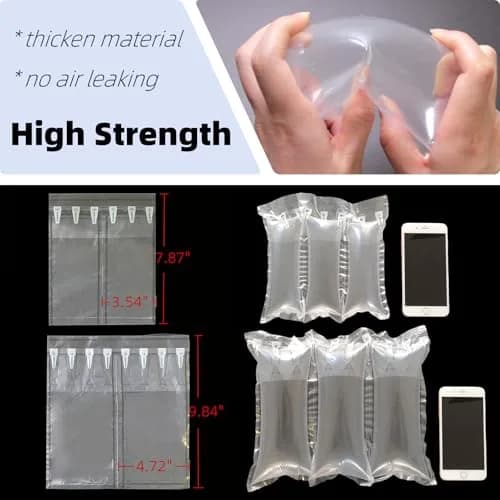 Hijelyn Air Pillows for Shipping 400 Count | Inflatable Packing Material with Pump thumbnail 5