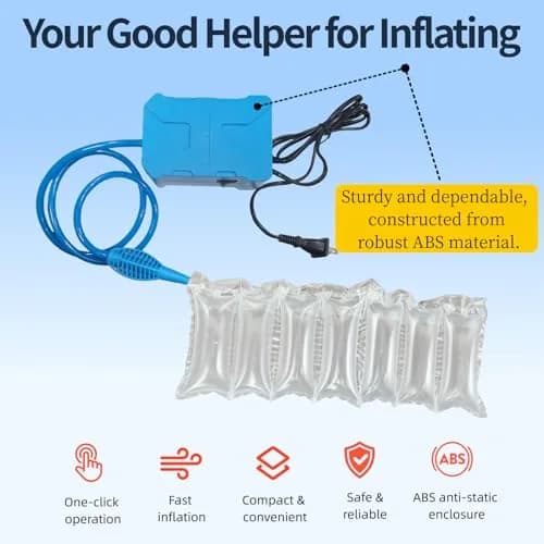 Hijelyn Air Pillows for Shipping 400 Count | Inflatable Packing Material with Pump thumbnail 9