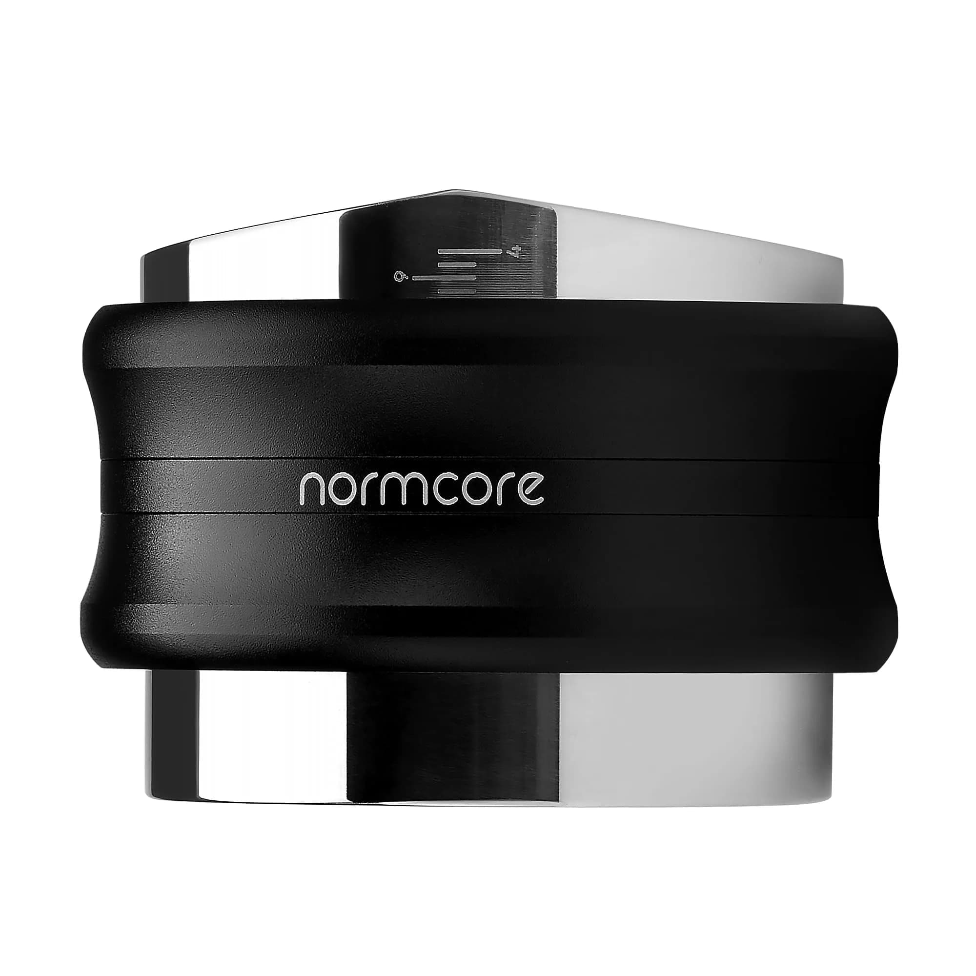 Normcore 51mm Coffee Distributor & Tamper | Adjustable Depth, Fits Delonghi Portafilters, Black
