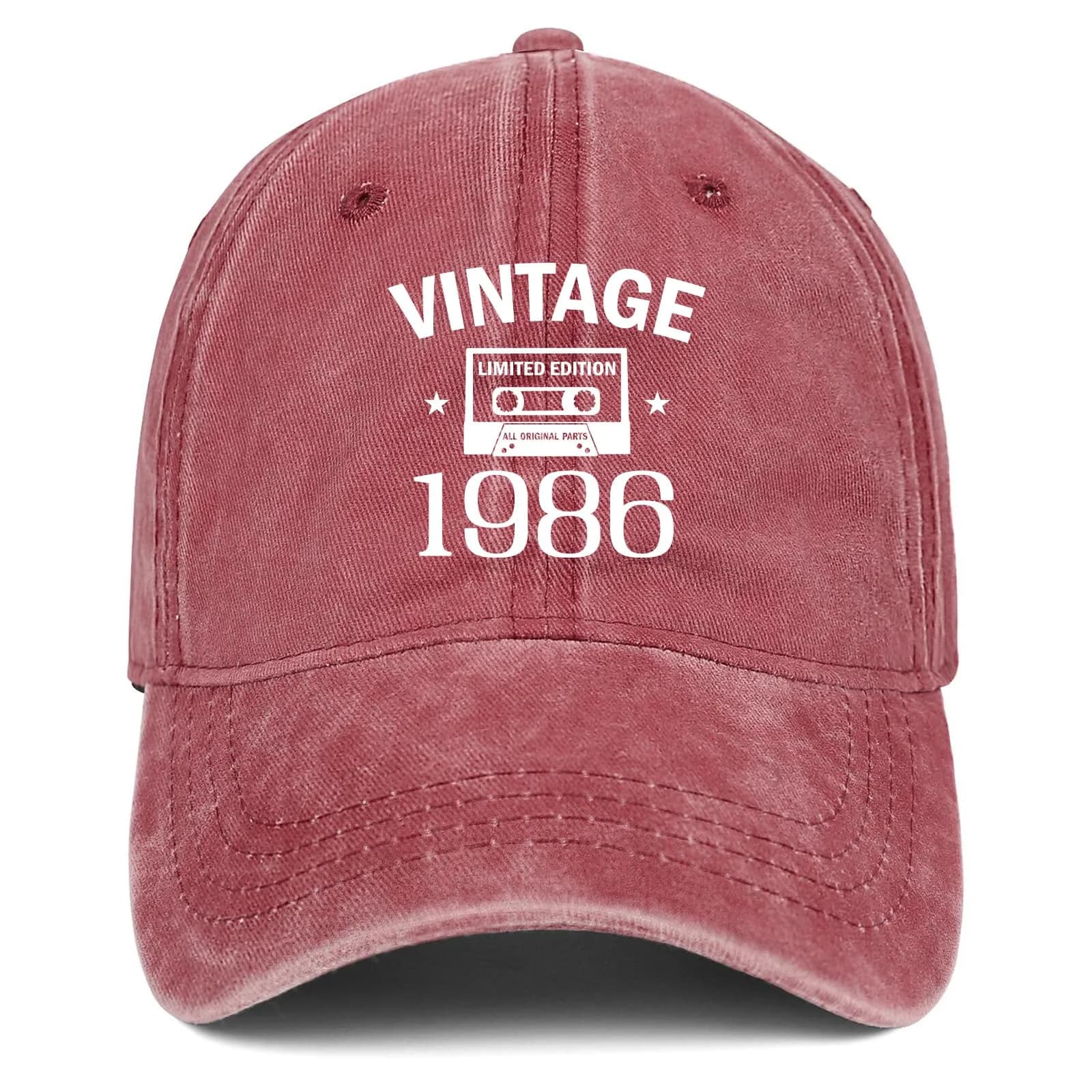 XAIVEZL 1986 Vintage Baseball Cap Hat for 40th Birthday Gifts | Adjustable Cotton-Polyester Blend — 40th Birthday Hats