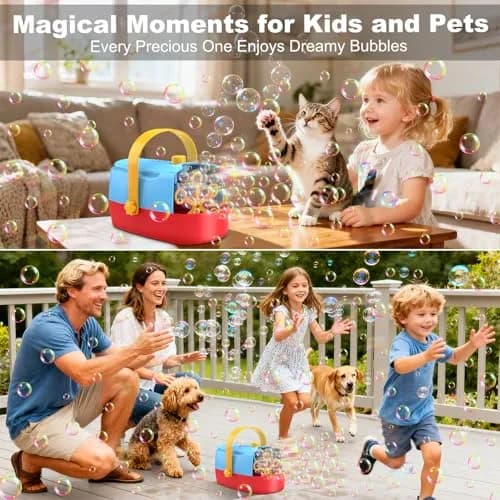 Zerhunt Automatic Bubble Machine 18000+ Bubbles/Min | CPC Certified, Plugin or Battery Powered thumbnail 7