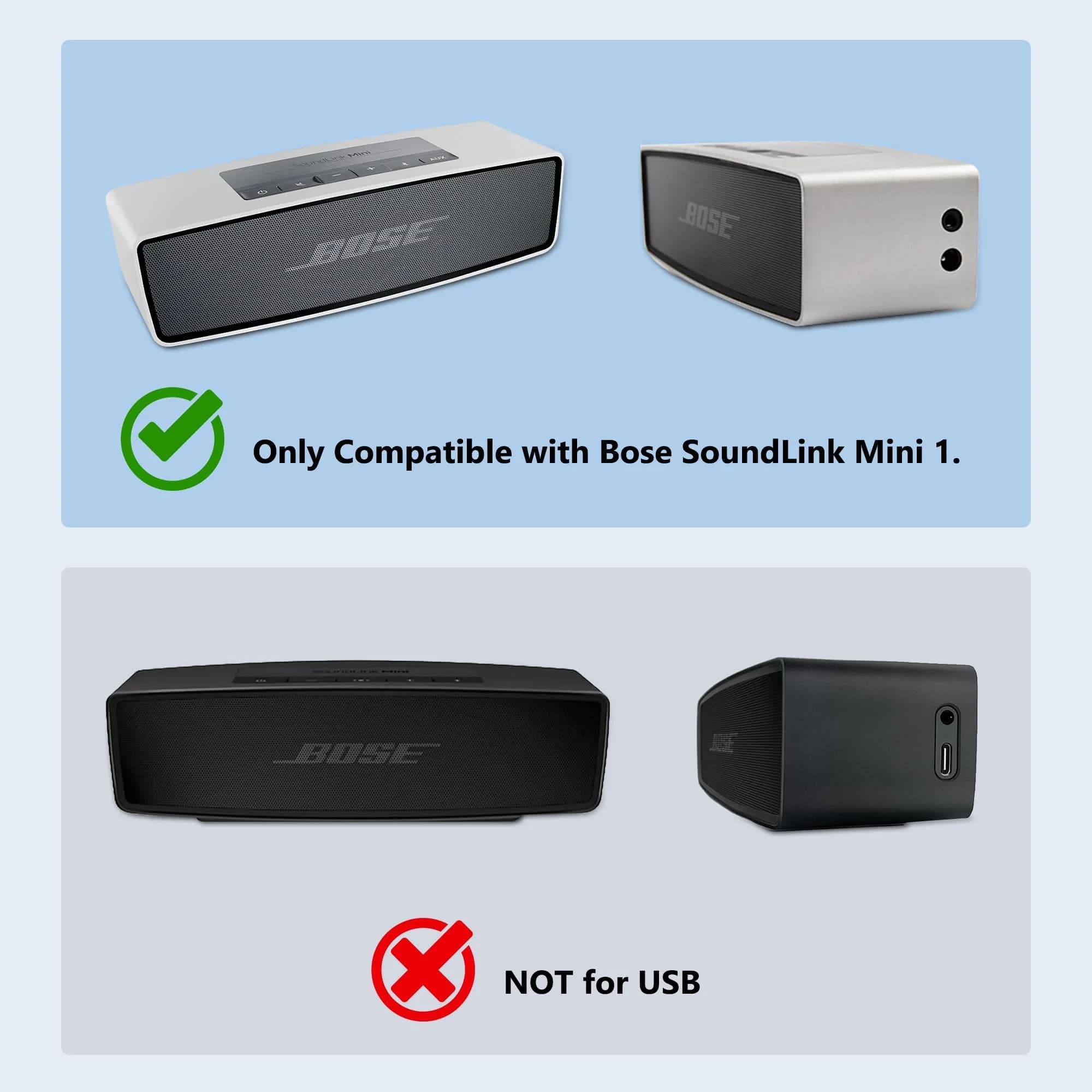 FNKTQL 12V 1A AC Adapter for Bose SoundLink Mini (1st Gen ONLY) & SoundDock XT | 1.8m (6ft) Cord - view 2