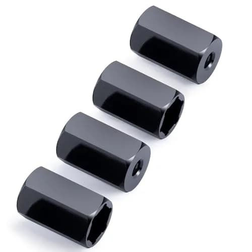 MORLORDY 5mm to 7mm (+10mm) Wheel Hex Hubs Adapter for 1/10 WPL D12 D42 | Aluminum Alloy RC Upgrade Part thumbnail 1
