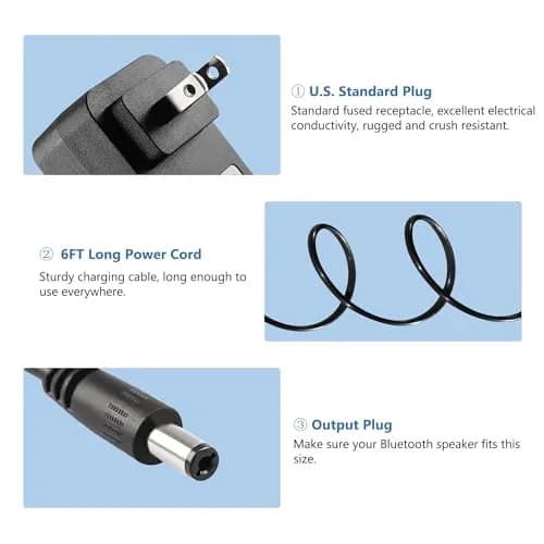 FNKTQL 17V 1A AC Adapter Charger for Bose Soundlink I II III Speakers | 1.8m Cable thumbnail 7