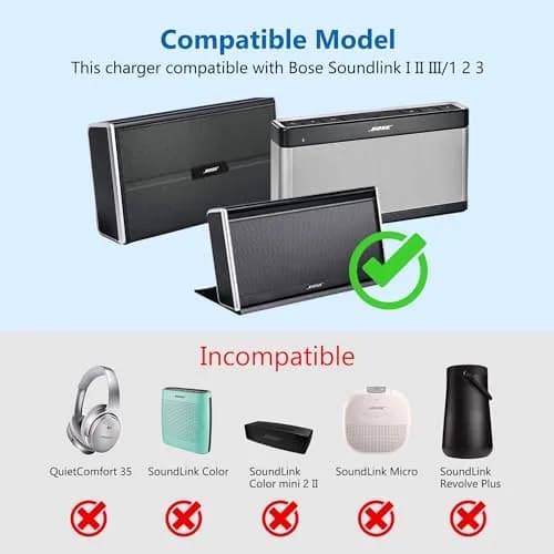 FNKTQL 17V 1A AC Adapter Charger for Bose Soundlink I II III Speakers | 1.8m Cable thumbnail 3