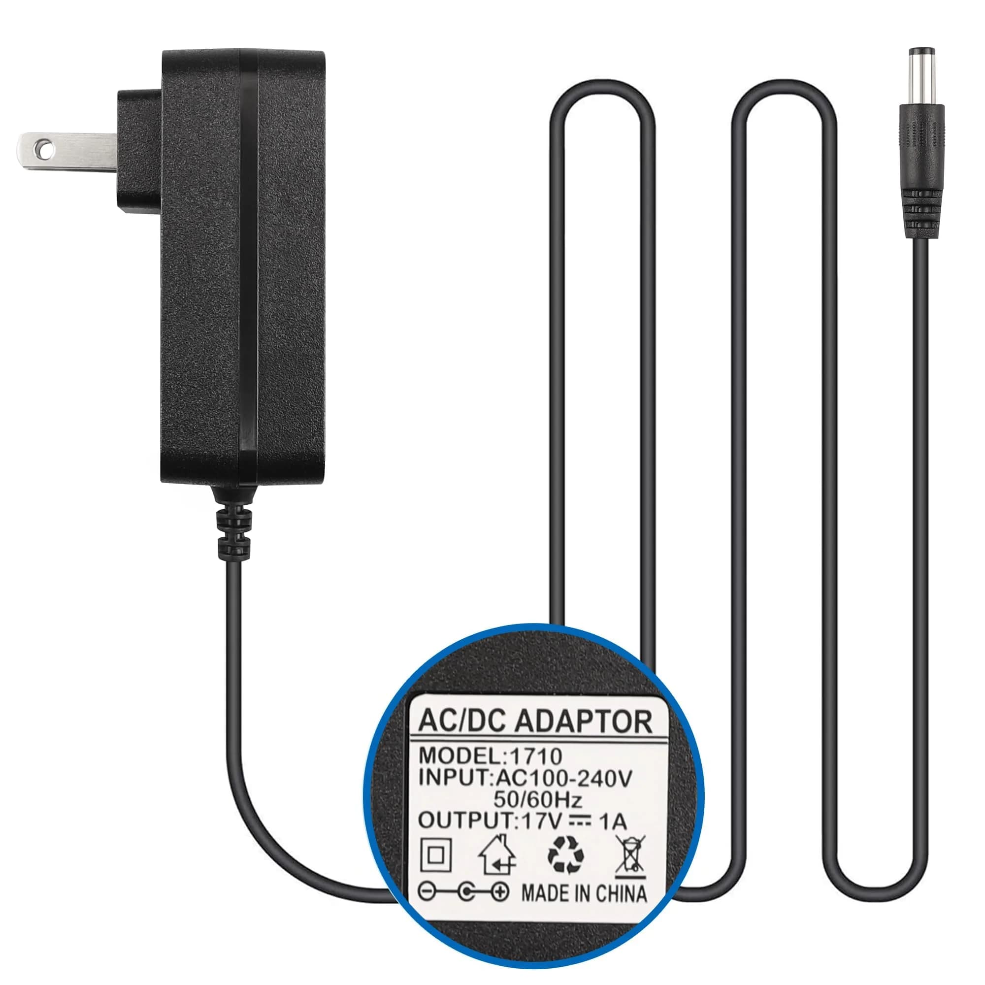 FNKTQL 17V 1A AC Adapter Charger for Bose Soundlink I II III Speakers | 1.8m Cable - view 4