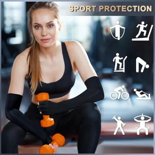 Zuscot Copper Long Compression Gloves for Arthritis & Edema | Support & Pain Relief (70-120 chars) thumbnail 7
