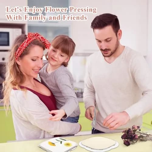 Catcan Microwave Flower Press Kit 8 x 8 inch | Fast Drying for Pressed Flower Art thumbnail 4